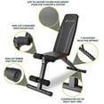 thumbnail image 2 of ProsourceFit Foldable & Adjustable Multi - Purpose Weight Bench for Home and Gym Full - Body Strength Training Workouts, Fitness Exercises and Weight Training, Black/red, 2 of 5