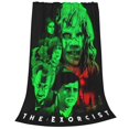 thumbnail image 2 of Manta de la película El Exorcista, manta de Halloween, manta de franela polar ultra suave para sala de estar, sofá cama, 2 of 8