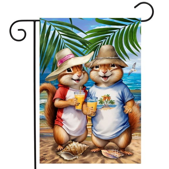 Briarwood Lane Summer Garden Flag 12x18 For Outdoor Summer Chipmunks For Summer Garden Flag Flags For Outside