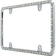 thumbnail image 4 of Cruiser Accessories 18250 Pearlesque License Plate Frame, Chrome/Clear, 4 of 5