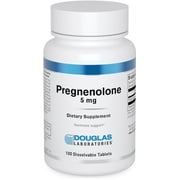 Douglas Laboratories Pregnenolone 5 mg | Nutritional Supplement | Brain, Ovaries, Liver, Hormone Support* | 100 Tablets