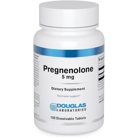 Douglas Laboratories Pregnenolone 5 mg | Nutritional Supplement | Brain, Ovaries, Liver, Hormone Support* | 100 Tablets