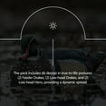 thumbnail image 4 of Avian X Topflight Wood Ducks, Realistic Floating Decoys, 18 Pack, Multi, 4 of 11