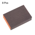 thumbnail image 3 of 8pcs Bloques de esponja de lijado 800-1000 Grits Bloque 100x70x25mm, Marrón y Naranja, 3 of 7