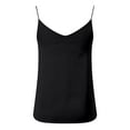 thumbnail image 6 of RMGVDSD Womens Tank Tops Casual Women V Neck Silk Satin Tank Tops With Built In Bra Sleeveless Versatile Layering Shirt Fashion Summer Camisole Fashion Tank Shirt, 6 of 6