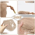 thumbnail image 2 of Bonita bolsa de maquillaje pequeña, organizador de maquillaje de gato, bolsa de peluche con forma de pata de gato, divertidos regalos para mamás gatas para mujeres, bolsa de cosméticos con c, 2 of 5