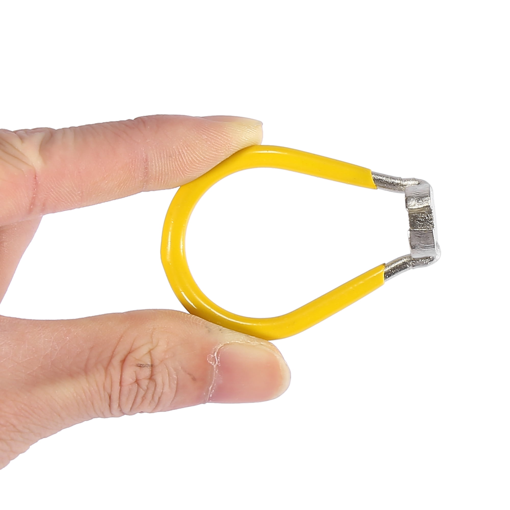 Unique Bargains 2pcs 3.7mm Bicycle Spoke Wrench Bike Cycling Repair Tool Yellow