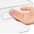 thumbnail image 4 of Sorbus Plastic Storage Bins Clear Pantry Organizer Box Bin Containers for Organizing Kitchen Fridge, Food, Snack Pantry Cabinet, Fruit, Vegetables, Bathroom Supplies, (3-Pack), 4 of 7