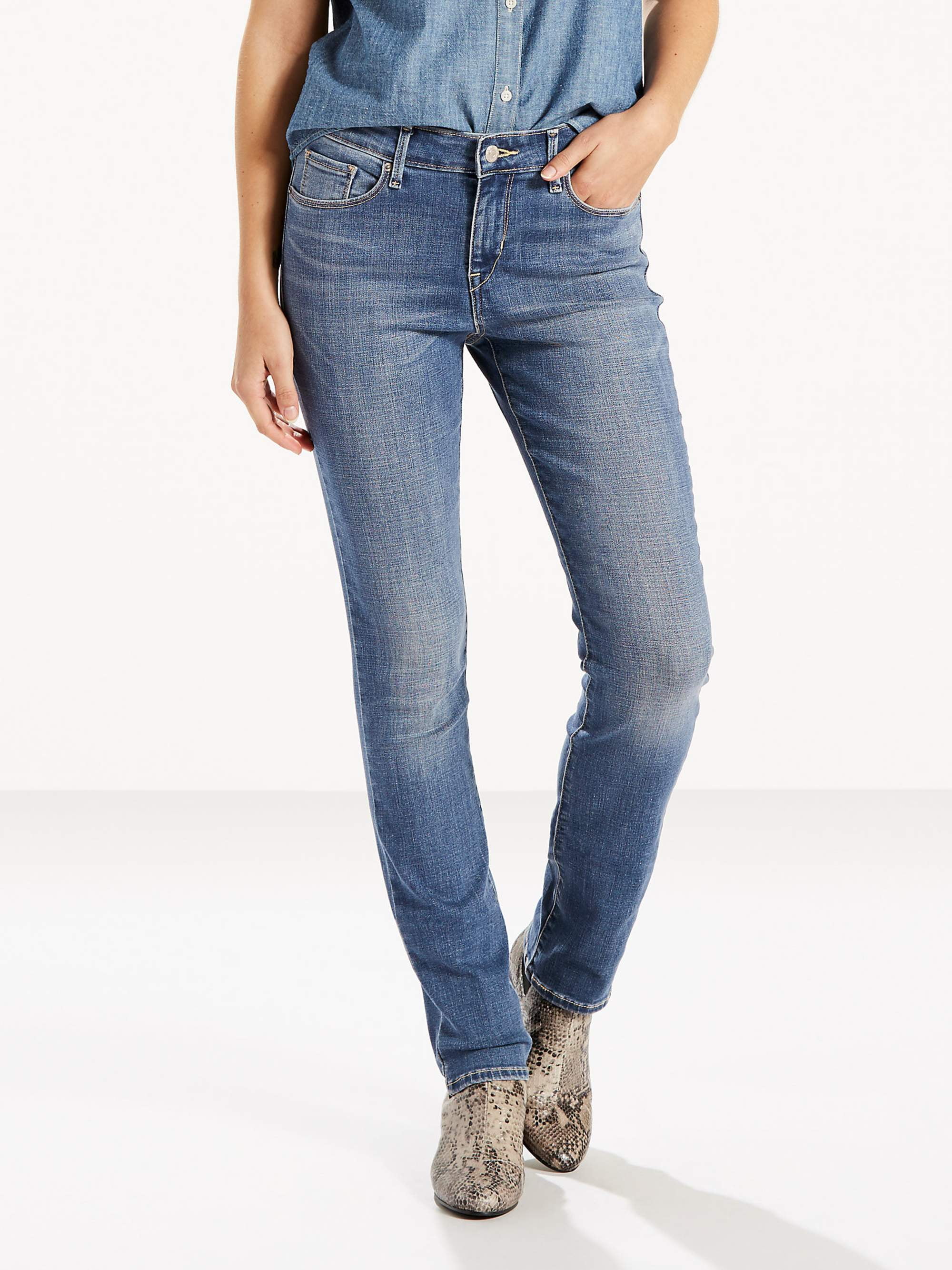 Levi's - Levi's Women's Classic Mid Rise Skinny Jeans - Walmart.com ...