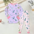 thumbnail image 2 of Baby Boys Long Sleeve Top And Pants Snug Fit Cotton Pajama Set,Skin-Friendly 6-12 Months 12-24 Months 2t 3t 4t 5t 6t 7t 8t 9t Children(Purple,2-3 Years), 2 of 6