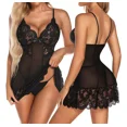 thumbnail image 4 of Lencería Babydoll Encaje Vestido Camisón Ropa Sexy Kawaii, 4 of 8