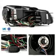 thumbnail image 2 of AKKON - For 10-14 VW GOLF GTI [Red Stripe Dual U-Halo] LED Tube Black Bazel Projector Headlight Pair, 2 of 6