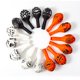 thumbnail image 3 of 100 Piezas Decoraciones de Globos para Fiesta de Halloween, Globos de Látex Negro Naranja Feliz Halloween Calabaza Impresa Fantasma Murciélago Telaraña Bruja Globos de Helio para Suministros de Fiest, 3 of 3