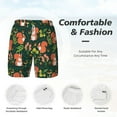 thumbnail image 5 of Lsque Mens Swim Trunks Forest Squirrel Pattern - Bathing Suit Compression Liner - Beach Swim Shorts Swimwear - (S-3XL) - Stretch Quick Dry -Medium, 5 of 9