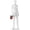 White, variant on Female Form Mannequin - Versatile 360° Design, Easy Assemble, Full Body Dress Form Female Mannequin with Adjustable Posture, Turnable Head & Flexible Limbs - White