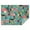 German Shepherd Dog, variant on German Shepherd Dog and Flower Rectangle Tablecloth 60"x84",Waterproof Polyester Rectangle Table Cloth, Wipeable Spillproof Polyester Tablecloth for Dining, Camping, Indoor and Outdoor