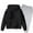 Black, variant on Liyamei Children Kids Boys And Girls Long Sleeve Letter Printed Lightweight Hoodie Sweatshirts And Long Pants Set Outfit Girls Casual Sets Size Black 2-3 Years