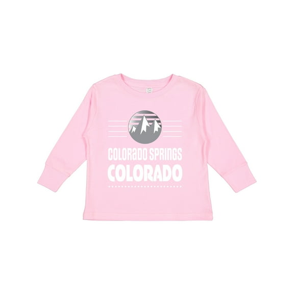 Inktastic Colorado Springs Colorado Mountains Boys or Girls Long Sleeve Toddler T-Shirt