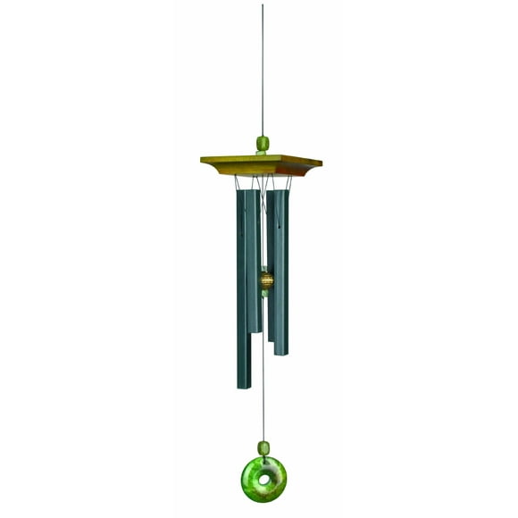 Woodstock Chimes Signature Collection, Woodstock Jade Chime, 22'' Decor Designs Wind Chimes for Outdoor, Patio, Home or Garden Décor (JC)
