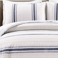 thumbnail image 5 of Lush Decor Farmhouse Stripe 3-Piece Farmhouse Quilt Sets, Full, 5 of 11