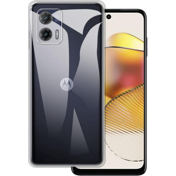 Funda Para Moto G73 Protector Uso Rudo Case Transparente Tpu
