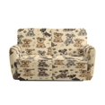 thumbnail image 2 of Jiueut Schnauzer Dog Paw Print Recliner Couch Covers, Soft Sofa Slipcover Breathable 2 Seat Reclining Chair Covers with Storage Pockets for Home Use, 2 of 7