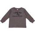 thumbnail image 3 of Inktastic I Love My Auntie Boys or Girls Long Sleeve Toddler T-Shirt, 3 of 5