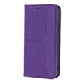 thumbnail image 3 of Allytech for Apple iPhone 13 Pro Max 6.7 inch Protective Case with Wrist Strap/Card Slots/Kickstand Shockproof Magnetic PU Leather Folio Wallet Woven Pattern Cover for iPhone 13 Pro Max 2021,Purple, 3 of 10