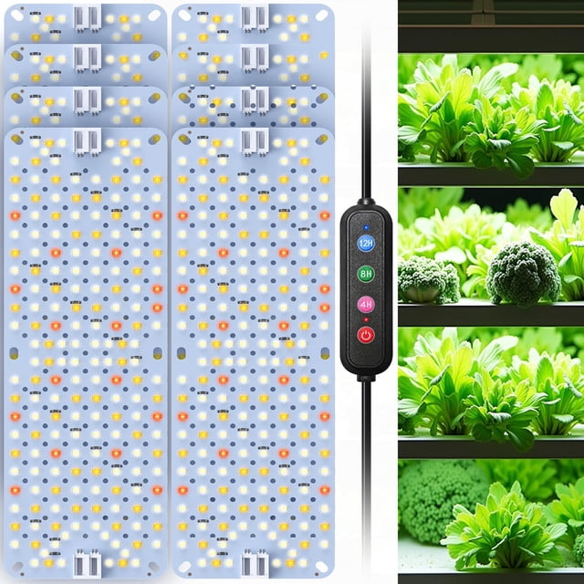 Luces LED de cultivo SDOVUERC de espectro completo de 100 W para plantas de interior