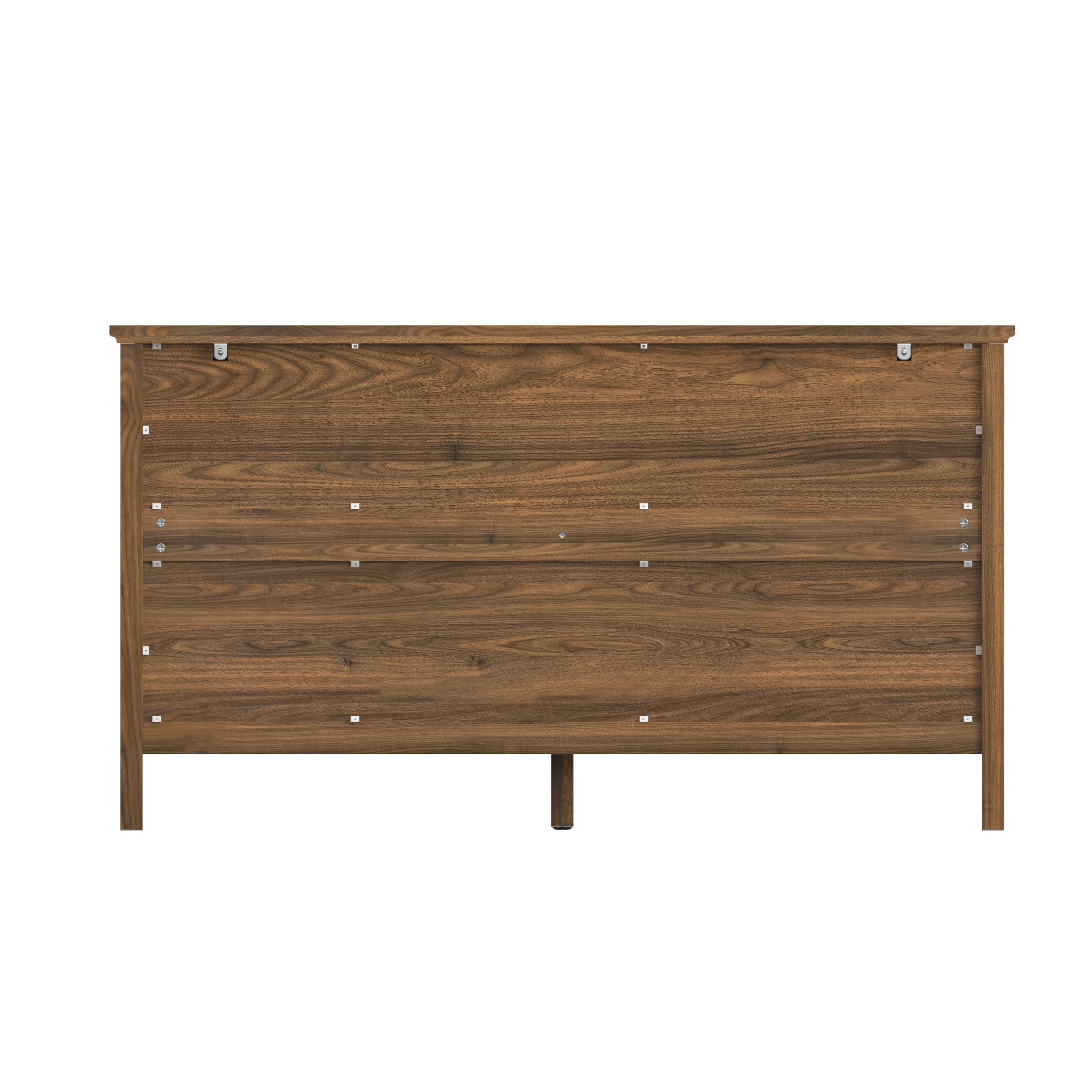 YouTrend Brown Large Dresser with 6 Drawer for Bedroom,Traditional Adult Chest of Drawers with Golden Handles for Living Room,Hallway