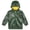 Green Yellow Camo, variant on John Deere Toddler Boys' Hooded Zip-Up Rain Jacket Green Yellow Camo