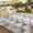 Gray, variant on VUNATE Outdoor Rugs 8'x10' Modern Diagonal Patio Carpet Washable Area Rug for Living Room Indoor Outdoor Balcony Blue