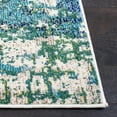 thumbnail image 4 of SAFAVIEH Madison Flowers Vintage Abstract Area Rug, Green/Turquoise, 6'7" x 6'7" Square, 4 of 9