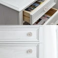 thumbnail image 4 of CRAFTHROU 1 Ensemble Bouton de Tiroir en Acier Inoxydable Style Classique avec Strass pour Meubles d'Armoire et de Garde-Robe, 4 of 5
