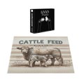 thumbnail image 3 of Ambesonne Farmhouse Jigsaw Puzzle, Vintage Cow on Stripes, Heirloom-Quality Fun Activity for Family Durable Cardboard, 1000 pcs, Tan Ivory Warm Taupe, 3 of 5