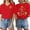 Red, variant on Women’S Cinco De Mayo Fiesta Print V-Neck T-Shirt, Casual Short Sleeve Summer Tee, Lightweight Polyester, 1pc, Sizes S M L XL XXL