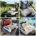 thumbnail image 6 of Golf Cart Seat Covers for 2 Seater,Farmhouse Pig Soft Microfiber Cart Seat Towel Blanket,Watercolor Cute Animals Retro Art Absorbent Breathable Non Slip Bench Seats Protector for Golf Course 51"x31", 6 of 9
