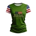 thumbnail image 2 of Women USA 250th Anniversary Shirt Patriotic Independence Day Shirt Women Casual Crew Neck Short Sleeve Top, 2 of 6