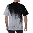 thumbnail image 2 of fatyb T-Shirts for Men Stylish Gradient Print Graphic Tee Casual Short Sleeve Crewneck Summer Pullover, 2 of 3
