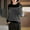Black, variant on Zylanna Women's Pullover Sweaters, Knitted Striped Crew Neck Long Sleeve Casual Tops for Women Black