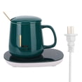 thumbnail image 3 of Mug And Warmer, Energy Saving And No Power Consumption Easy To Carry Microgravity Technology Mug Warmer  For Office For Home GreenCup+Lid+Spoon+Mat, 3 of 8