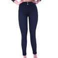 thumbnail image 3 of Leggings deportivos Nikou ajustados transpirables de encaje para yoga azul marino talla M, 3 of 13
