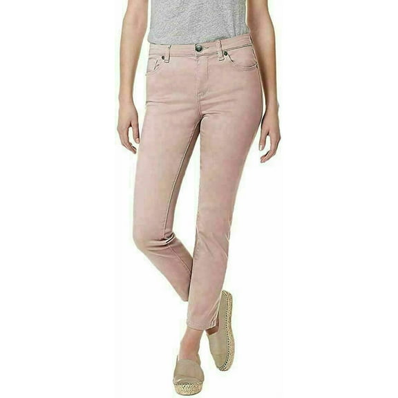 BUFFALO By David Bitton High Rise Soft Stretch Ankle Jeans Pink 16/26