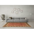 thumbnail image 3 of Ahgly Company Indoor Square Persian Brown Traditional Area Rugs, 5' Square, 3 of 4