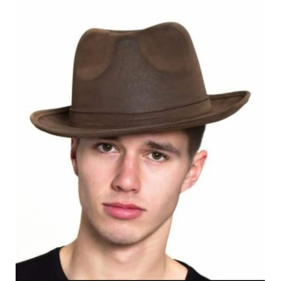 Leatherlike Gangsta Hat
