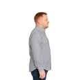 thumbnail image 3 of Big Kong Camisa Tallas Grandes Hombre Blanca Rayas Grises Oversize Manga Larga, 3 of 5