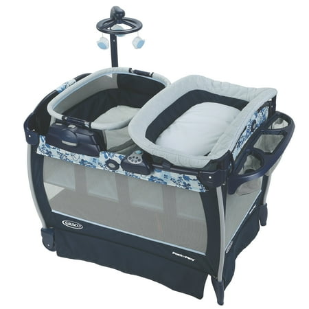 UPC: 0047406174720 | Graco Pack n Play Nearby Seat Playard Tessa Blue Unisex