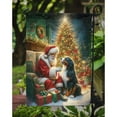 thumbnail image 3 of Bernese Mountain Dog and Santa Claus Garden Flag 11.25 in x 15.5 in, 3 of 5