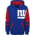 thumbnail image 2 of Preschool Royal New York Giants Stadium Color Block Full-Zip Hoodie, 2 of 3
