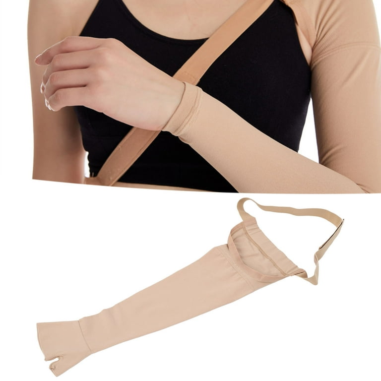 Lymphedema Arm Sleeve for Arm Left Hand Arm, Compression Sleeve Size XXL 